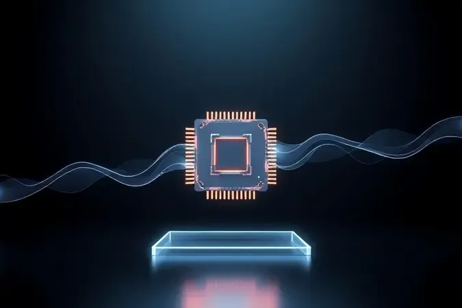 Renderização 3D conceitual de aceleração por hardware na renderização de vídeo com fluxos de energia luminosa
