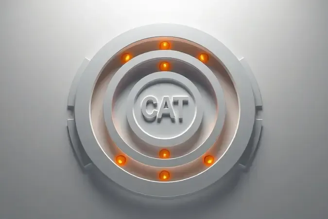 Composição 3D conceitual representando categorias de segurança CAT de multímetros com camadas protetoras concêntricas abstratas.