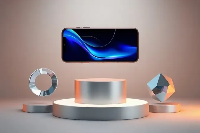 Três smartphones com telas grandes de tamanhos diferentes lado a lado para comparação visual e escolha.