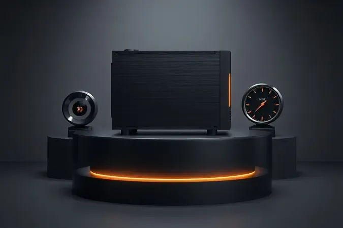 Comparação conceitual de três fontes modulares abstratas em renderização 3D, simbolizando o processo de escolha informada.