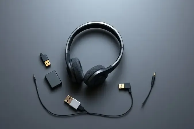 Render 3D conceitual com três headsets gamers sem marca lado a lado, destacando diferenças de design para auxiliar na escolha do modelo ideal.