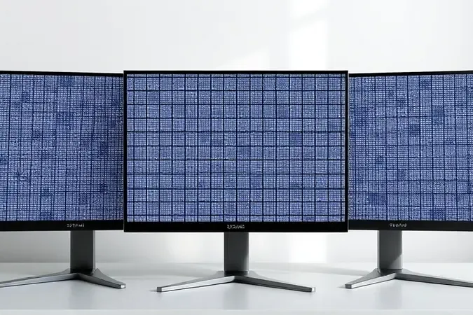 Comparação conceitual entre resoluções Full HD, Quad HD e 4K em monitores de 27 polegadas com render 3D profissional.