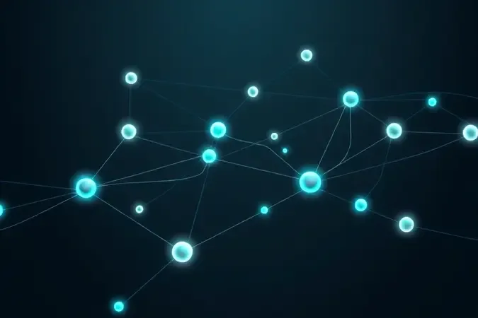 Render 3D abstrato representando opções de conectividade em TV Boxes modernas