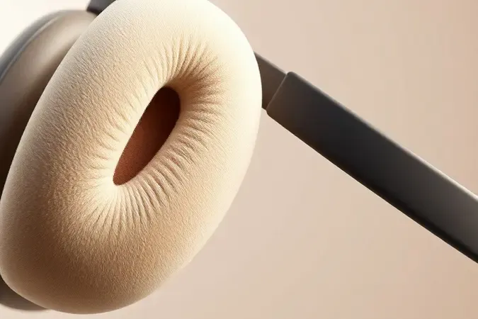 Render 3D conceitual de materiais ergonômicos com espuma viscoelástica texturizada e estrutura leve para máximo conforto.