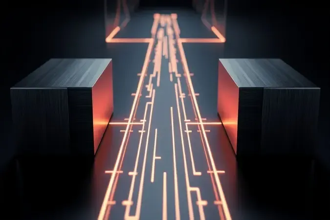 Render 3D conceitual mostrando pistas PCIe como caminhos luminosos convergindo em gargalo entre GPU e chipset.