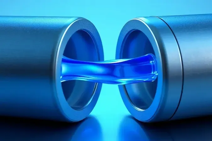 Render 3D mostrando pasta térmica preenchendo micro-fendas entre superfícies metálicas para melhor condução de calor.