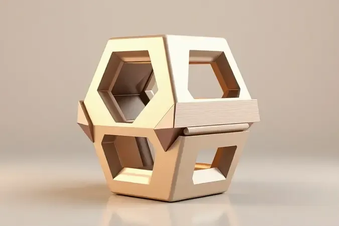 Conceito 3D de mecanismo de dobra e portabilidade de patinete elétrico com design elegante e materiais refinados.