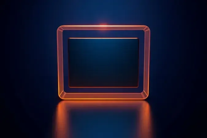 Render 3D conceitual de HD externo protegido por escudo geométrico translúcido simbolizando segurança digital e criptografia.