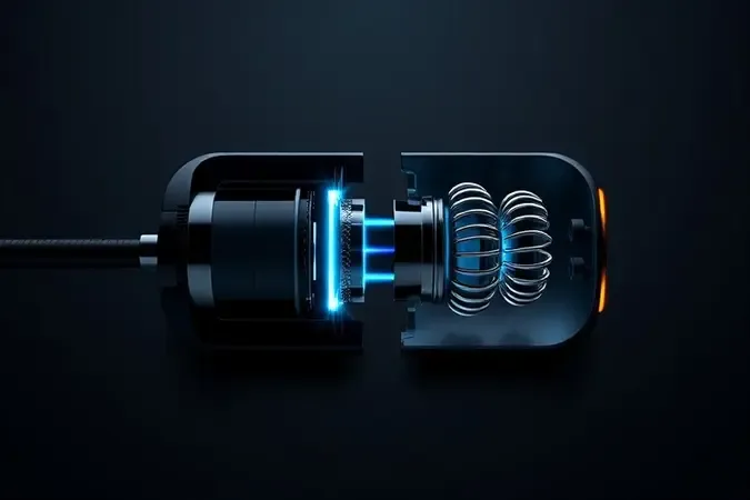 Comparação em vista explodida entre switch óptico e mecânico de mouse gamer em renderização 3D conceitual.