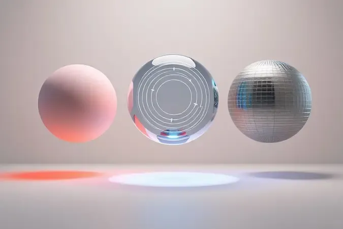 Renderização 3D conceitual comparando tecnologias de detecção PIR, micro-ondas e mmWave em sensores de presença inteligentes