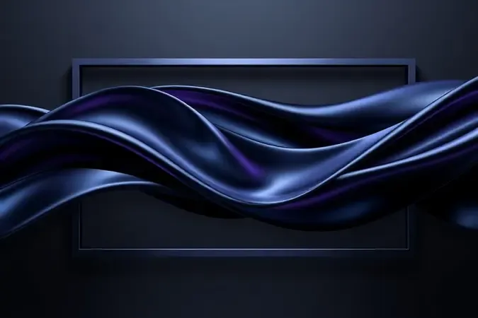 Render 3D conceitual de fitas fluidas simbolizando tecnologia VRR e ALLM para jogabilidade sem interrupções no PS5.